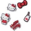 Lot de 5 Bijoux Jibbitz Hello Kitty
