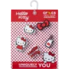 Lot de 5 Bijoux Jibbitz Hello Kitty