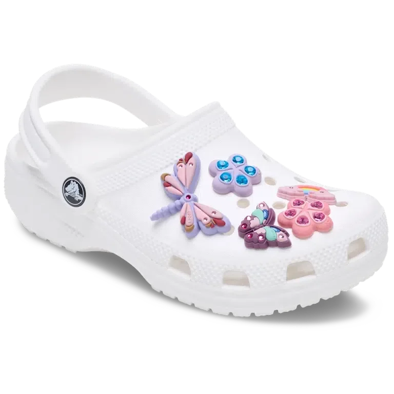 Lot de 5 Bijoux Jibbitz « Insectes du jardin magique » Lot de 5 Bijoux Jibbitz « Insectes du jardin magique »