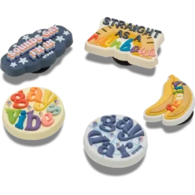 Lot de 5 Bijoux Jibbitz « Irreverent Pride »