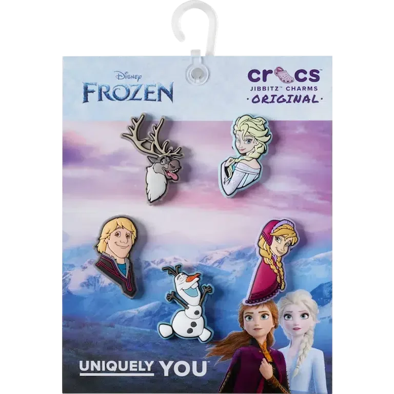 Lot de 5 Bijoux Jibbitz « La Reine des neiges » Lot de 5 Bijoux Jibbitz « La Reine des neiges »