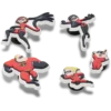 Lot de 5 bijoux Jibbitz™ « Les Indestructibles » de Pixar Lot de 5 bijoux Jibbitz™ « Les Indestructibles » de Pixar