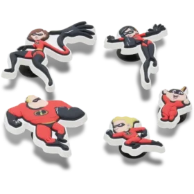 Lot de 5 bijoux Jibbitz™ « Les Indestructibles » de Pixar