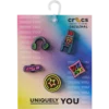 Lot de 5 Bijoux Jibbitz « Level up Gamer » Lot de 5 Bijoux Jibbitz « Level up Gamer »