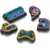 Lot de 5 Bijoux Jibbitz « Lights up Neon Gamer » Lot de 5 Bijoux Jibbitz « Lights up Neon Gamer »