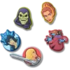 Lot de 5 Bijoux Jibbitz Masters Universe