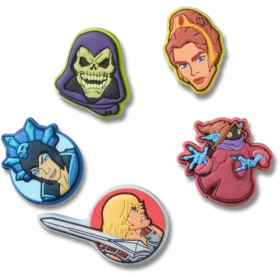Lot de 5 Bijoux Jibbitz Masters Universe