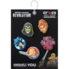 Lot de 5 Bijoux Jibbitz Masters Universe