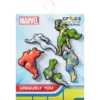 Lot de 5 Bijoux Jibbitz « Méchants des Avengers » Lot de 5 Bijoux Jibbitz « Méchants des Avengers »