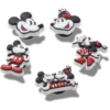 Lot de 5 Bijoux Jibbitz™ Mickey et Minnie en PVC Lot de 5 Bijoux Jibbitz™ Mickey et Minnie en PVC
