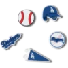 Lot de 5 Bijoux Jibbitz™ MLB Los Angeles Dodgers Lot de 5 Bijoux Jibbitz™ MLB Los Angeles Dodgers