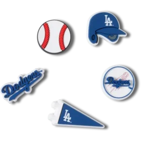 Lot de 5 Bijoux Jibbitz™ MLB Los Angeles Dodgers