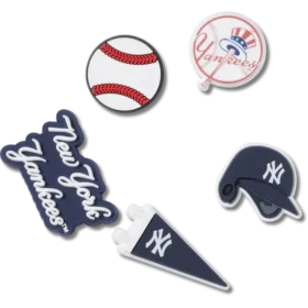 Lot de 5 Bijoux Jibbitz™ MLB New York Yankees