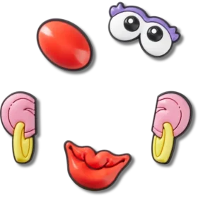 Lot de 5 Bijoux Jibbitz « Mrs Potato Head »