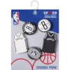 Lot de 5 Bijoux Jibbitz™ NBA Brooklyn Nets