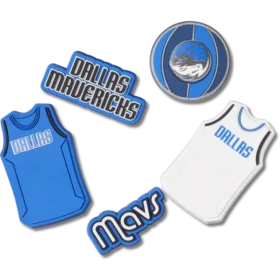 Lot de 5 Bijoux Jibbitz™ NBA Dallas Mavericks