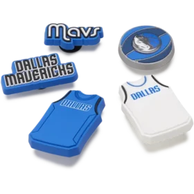 Lot de 5 Bijoux Jibbitz™ NBA Dallas Mavericks