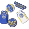 Lot de 5 Bijoux Jibbitz™ NBA Golden State Warriors Lot de 5 Bijoux Jibbitz™ NBA Golden State Warriors