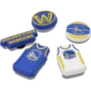 Lot de 5 Bijoux Jibbitz™ NBA Golden State Warriors Lot de 5 Bijoux Jibbitz™ NBA Golden State Warriors