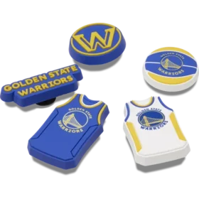 Lot de 5 Bijoux Jibbitz™ NBA Golden State Warriors