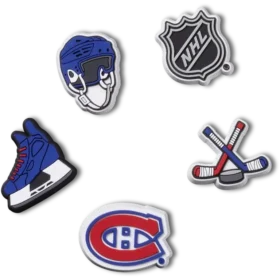 Lot de 5 Bijoux Jibbitz NHL® Canadiens de Montréal®