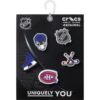 Lot de 5 Bijoux Jibbitz NHL® Canadiens de Montréal® Lot de 5 Bijoux Jibbitz NHL® Canadiens de Montréal®