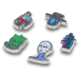 Lot de 5 Bijoux Jibbitz « Personnages Star Wars™ »