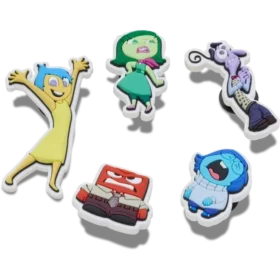 Lot de 5 Bijoux Jibbitz Pixar « Inside Out »