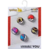 Lot de 5 Bijoux Jibbitz « Poke Ball » Lot de 5 Bijoux Jibbitz « Poke Ball »