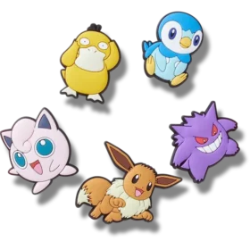 Lot de 5 Bijoux Jibbitz™ Pokémon assorties