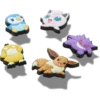 Lot de 5 Bijoux Jibbitz™ Pokémon assorties Lot de 5 Bijoux Jibbitz™ Pokémon assorties
