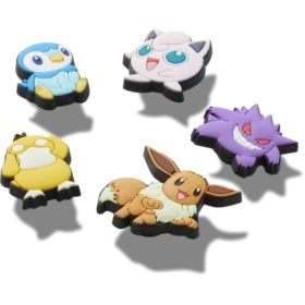 Lot de 5 Bijoux Jibbitz™ Pokémon assorties