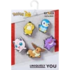 Lot de 5 Bijoux Jibbitz™ Pokémon assorties Lot de 5 Bijoux Jibbitz™ Pokémon assorties