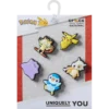Lot de 5 Bijoux Jibbitz Pokémon assortis Lot de 5 Bijoux Jibbitz Pokémon assortis