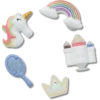 Lot de 5 Bijoux Jibbitz « Pretty Princess » Lot de 5 Bijoux Jibbitz « Pretty Princess »