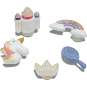 Lot de 5 Bijoux Jibbitz « Pretty Princess »
