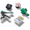 Lot de 5 Bijoux Jibbitz « Équipe de baseball »