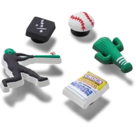 Lot de 5 Bijoux Jibbitz « Équipe de baseball »