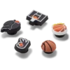 Lot de 5 Bijoux Jibbitz « Équipe de basket »