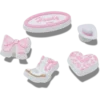 Lot de 5 Bijoux Jibbitz « Rodeo Cowgirl » Lot de 5 Bijoux Jibbitz « Rodeo Cowgirl »