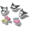 Lot de 5 Bijoux Jibbitz Sanrio Kuromi