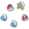 Lot de 5 Bijoux Jibbitz Schtroumpfs