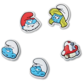 Lot de 5 Bijoux Jibbitz Schtroumpfs