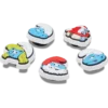 Lot de 5 Bijoux Jibbitz Schtroumpfs