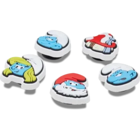 Lot de 5 Bijoux Jibbitz Schtroumpfs