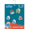 Lot de 5 Bijoux Jibbitz Schtroumpfs