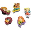 Lot de 5 Bijoux Jibbitz Scooby Doo!
