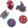 Lot de 5 Bijoux Jibbitz™ Spiderman II