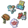 Lot de 5 Bijoux Jibbitz Spongebob