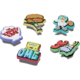 Lot de 5 Bijoux Jibbitz Spongebob